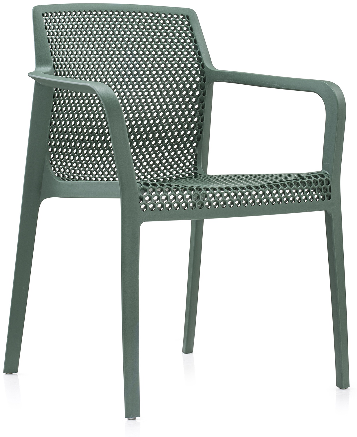 Sillón bee con marco de polipropileno verde - image 1