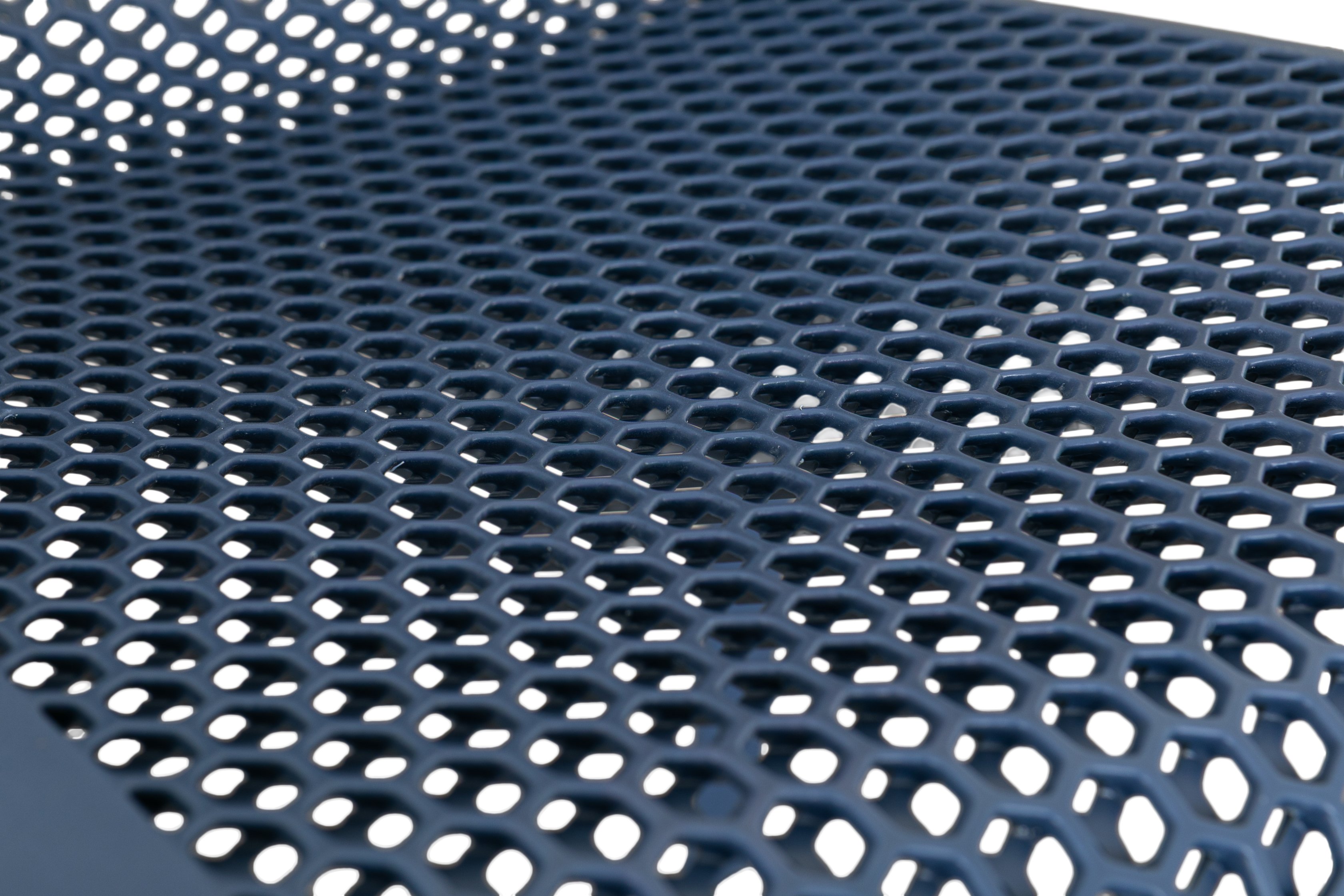 silla de comedor bee con marco de polipropileno azul - image 4