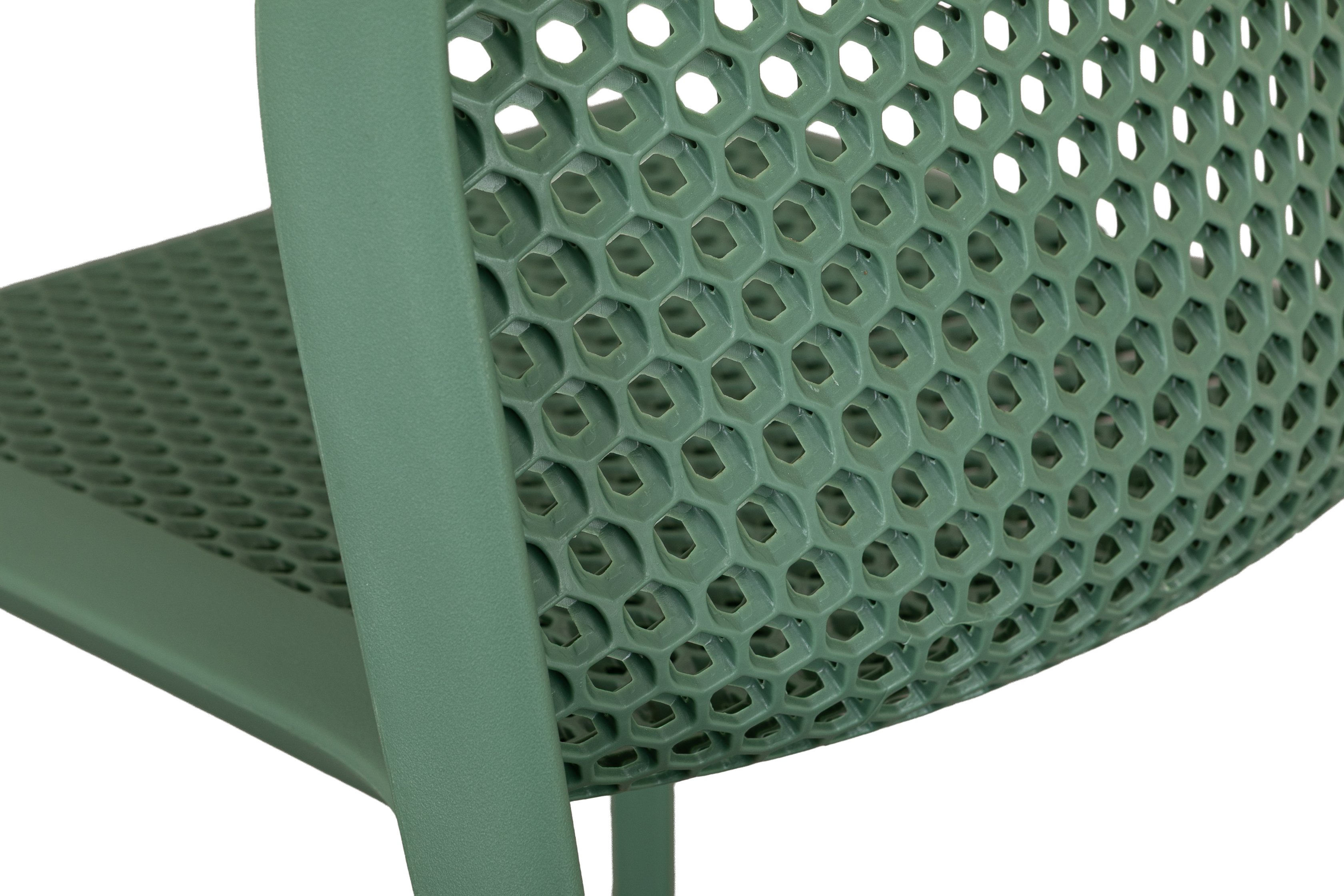 silla de comedor bee con marco de polipropileno verde - image 4