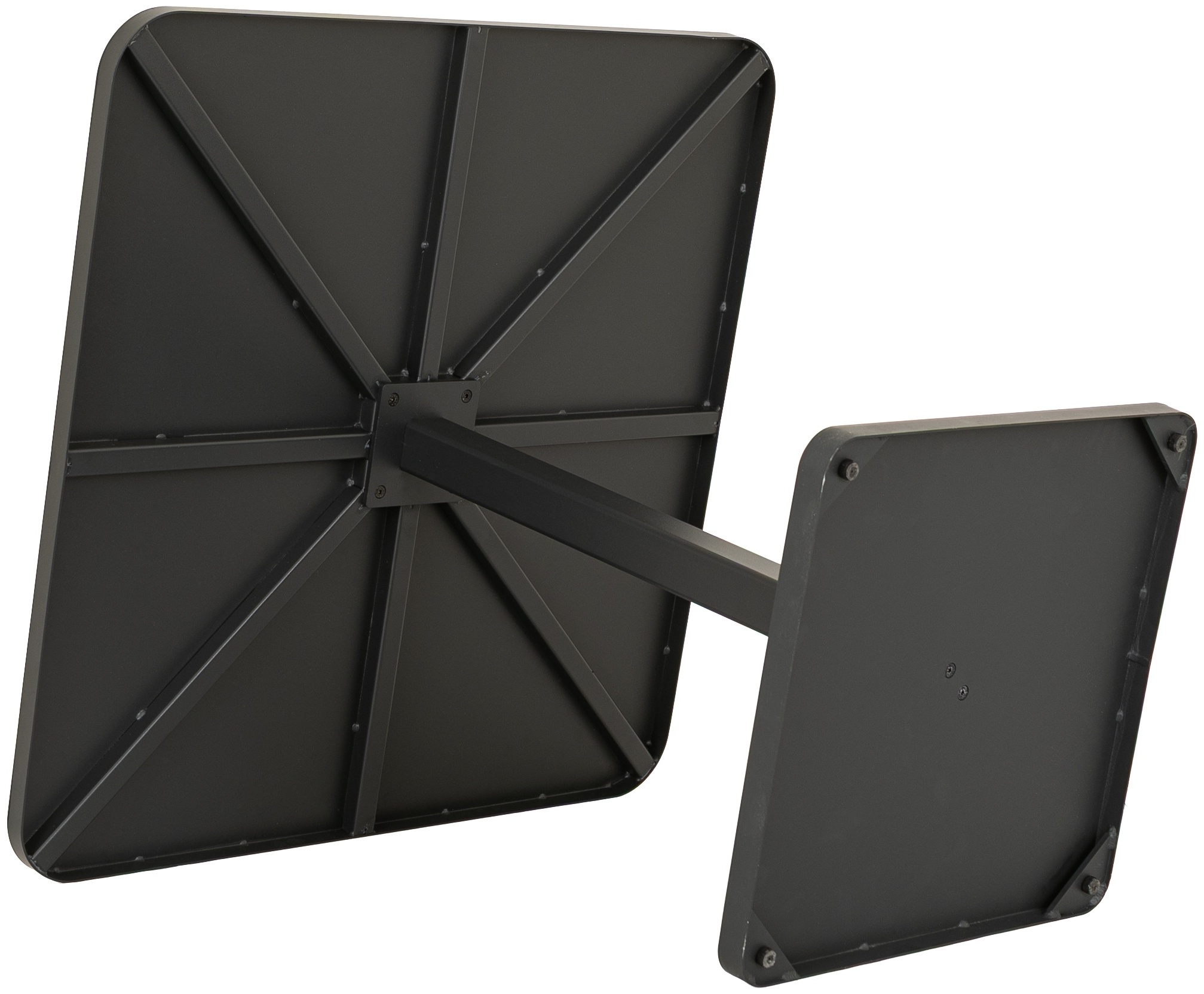 Incline Square Table 80 with Black Powder coated steel frame, 80 cm - image 2