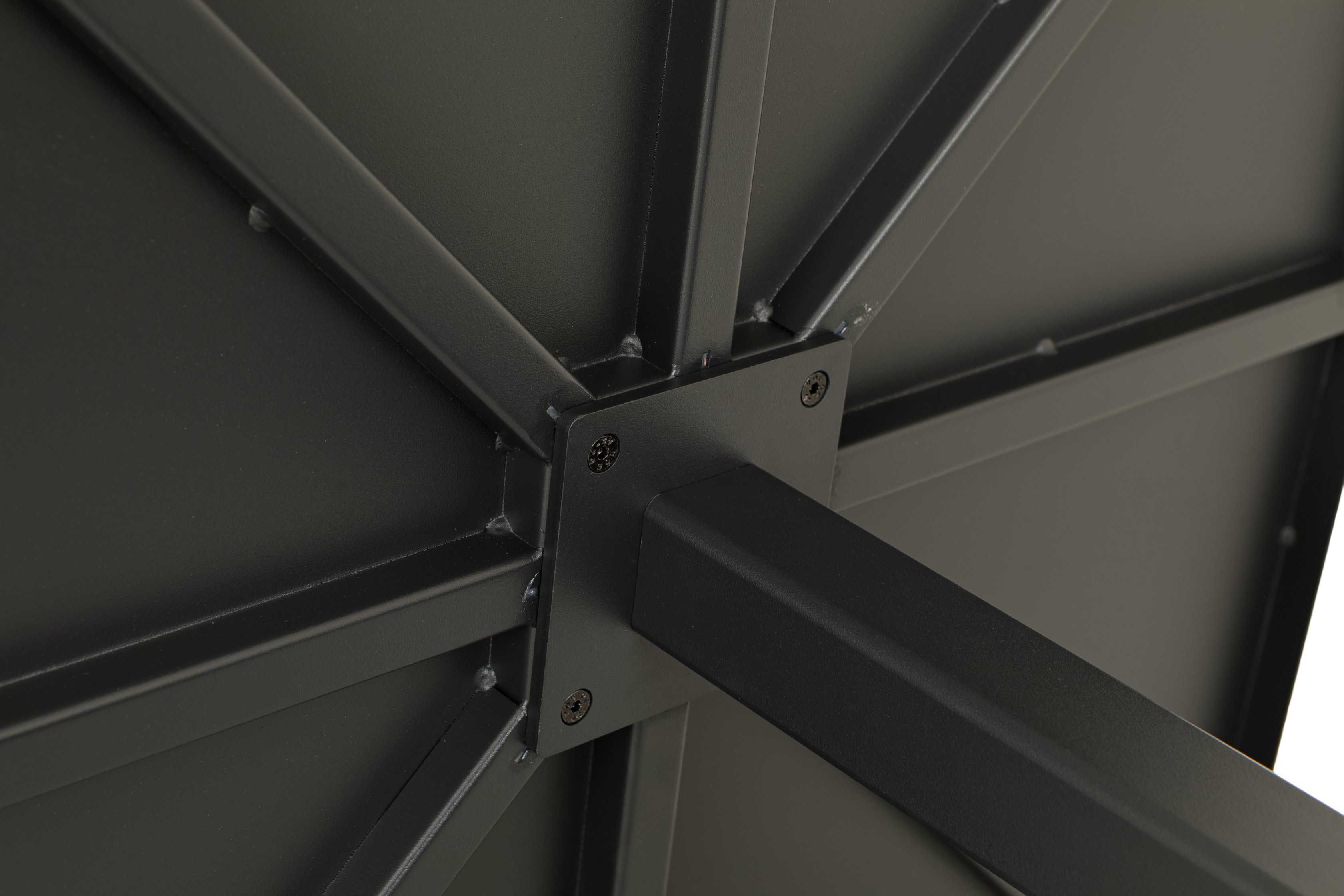 Incline Square Table 80 with Black Powder coated steel frame, 80 cm - image 3