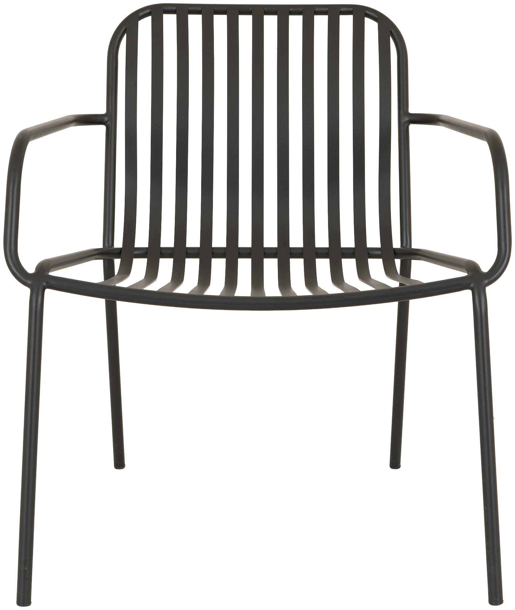 Petrol Lounge Chair with Black Powder coated steel frame, Solara Charcoal Fabric - image 3
