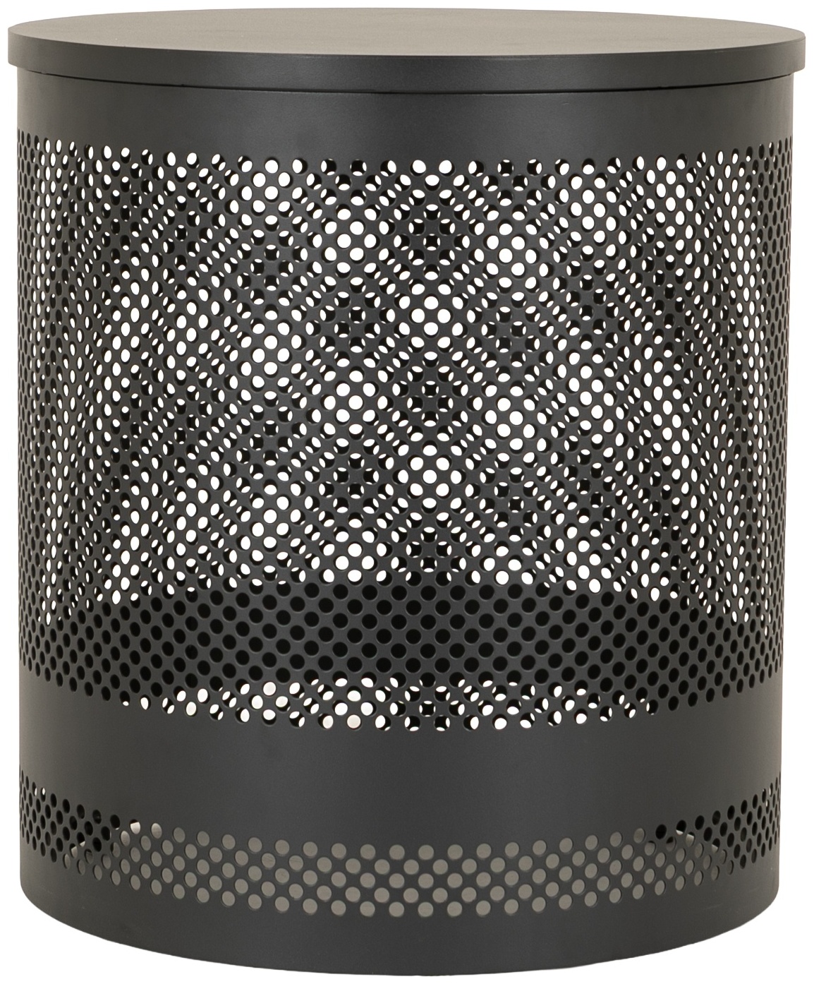 Petrol Side Table with Black Powder coated steel frame, 43 cm - image 1