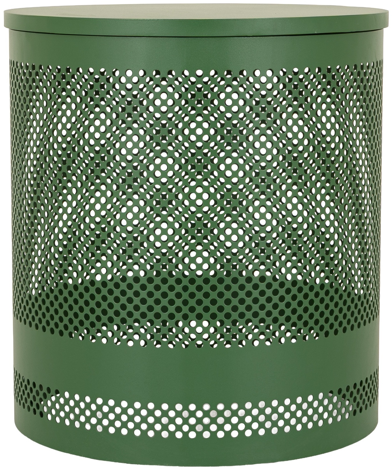 Mesa lateral Petrol con marco de acero pintura electrostática verde, 43 cm. - image 1
