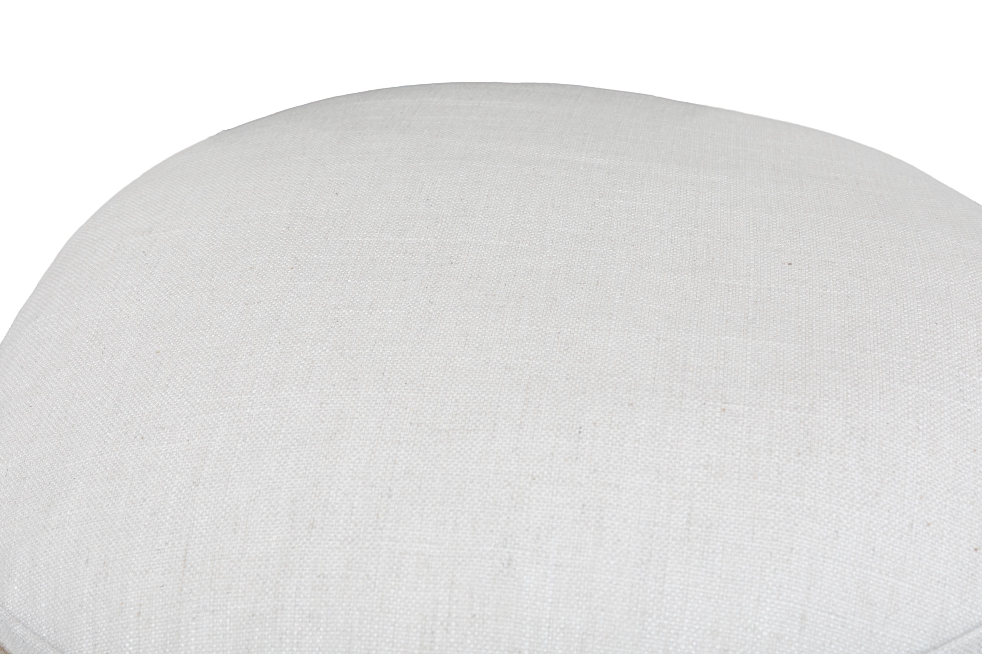 Round pillow with FLW Off White Fabric - image 2