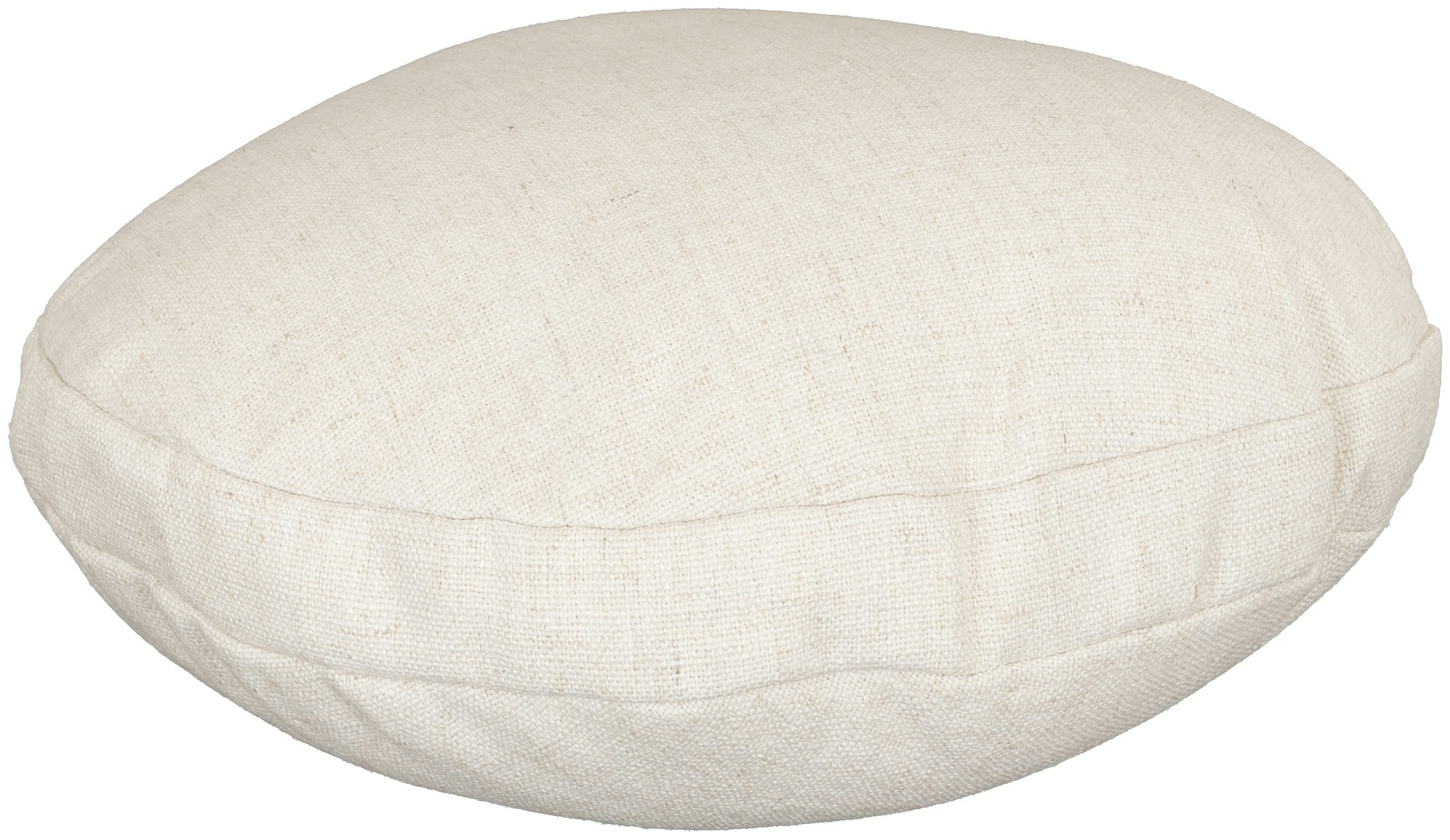 Almohada round con tela natural LOX - image 1