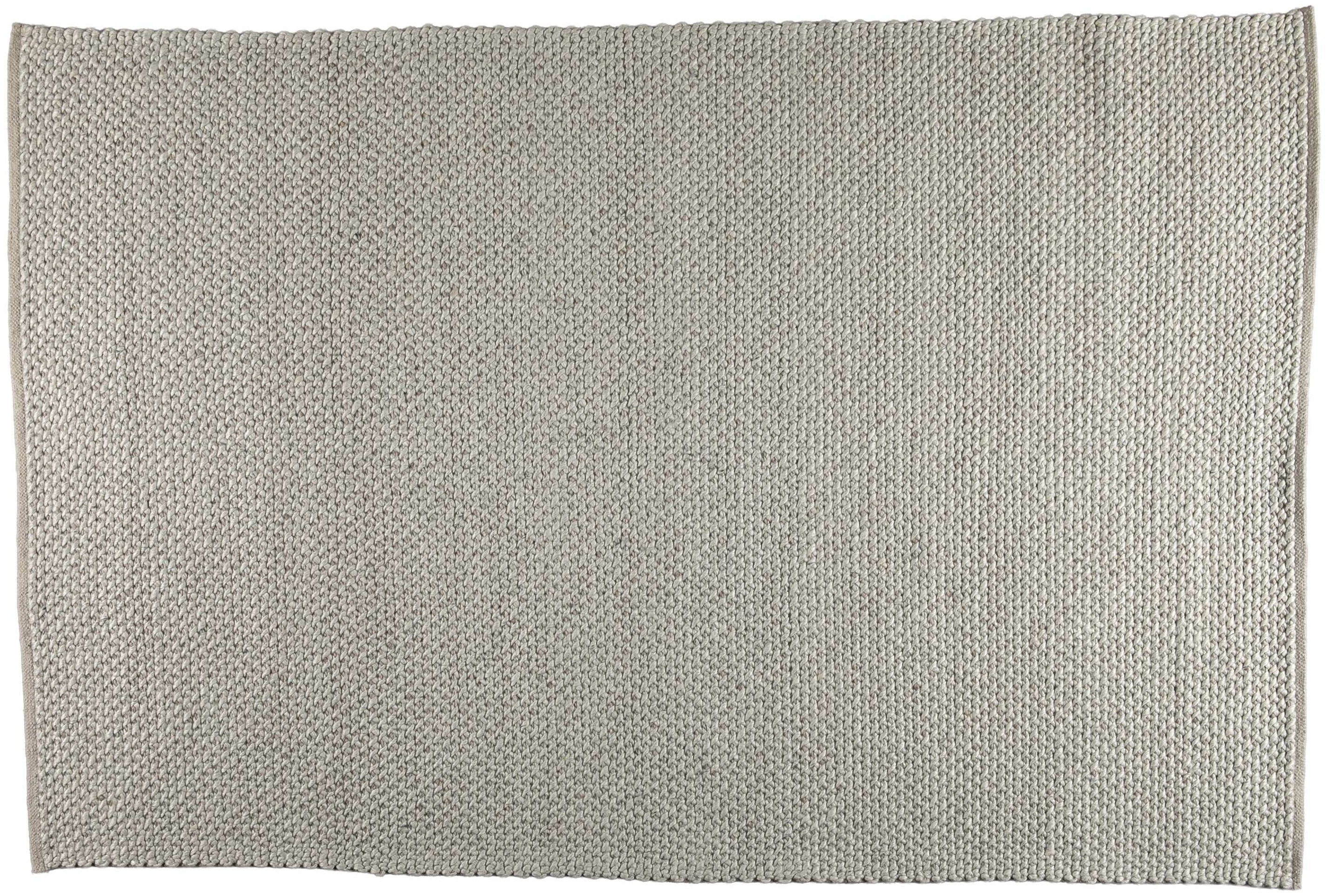 Alfombra Loop con marco de lana marfil, 6x9 cm - image 5