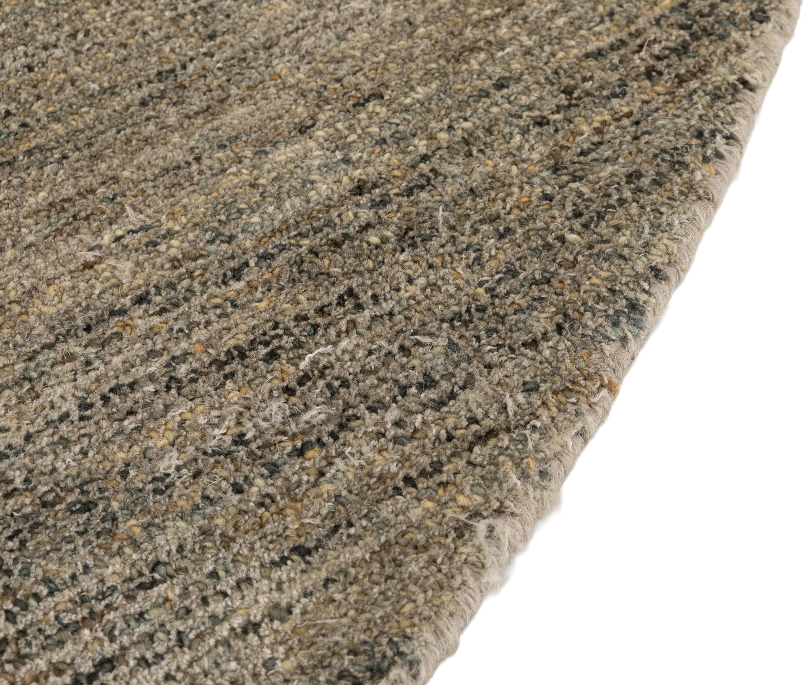 Alfombra Venice con marco de lana gris, 6 cm - image 3