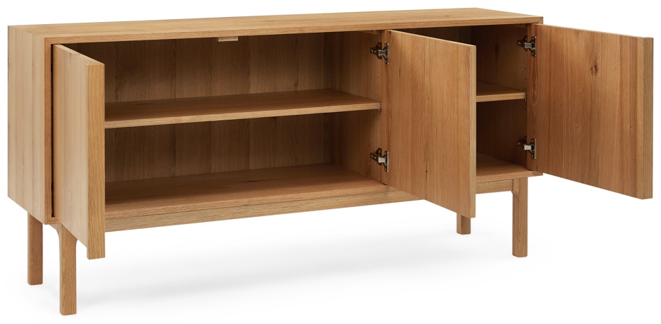 Aurora Sideboard with Solid natural oak frame, 160 cm - image 3