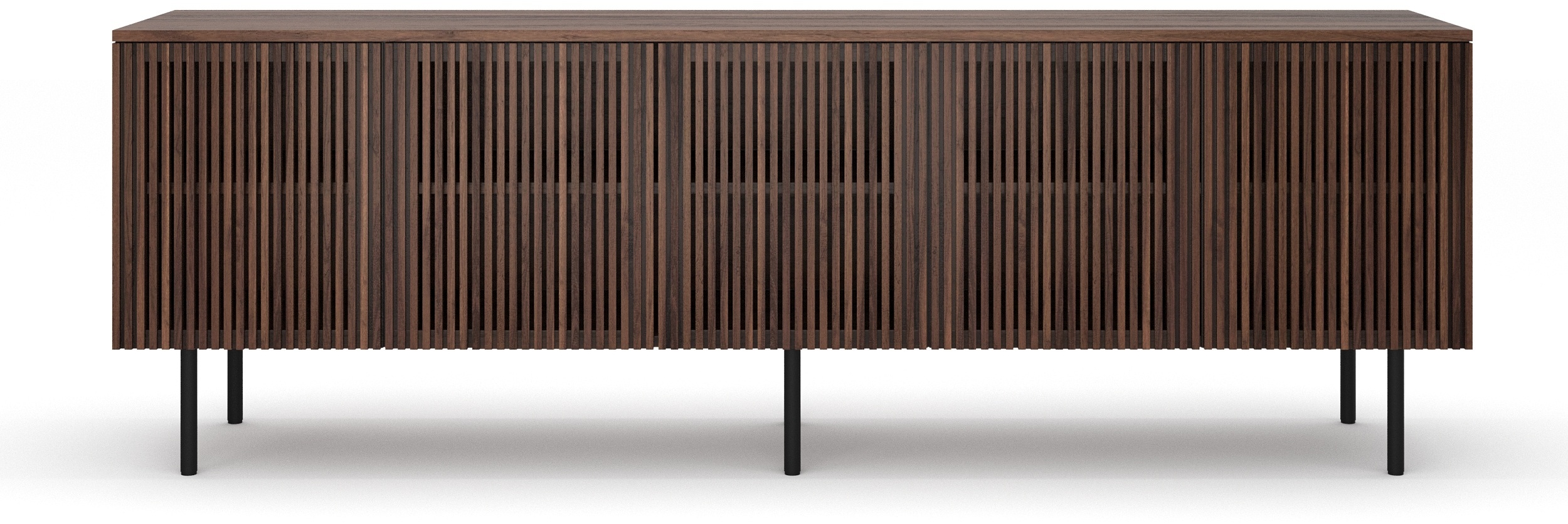 Aparador Monterey con cuerpo de chapa de walnut natural, 200 cm - image 1