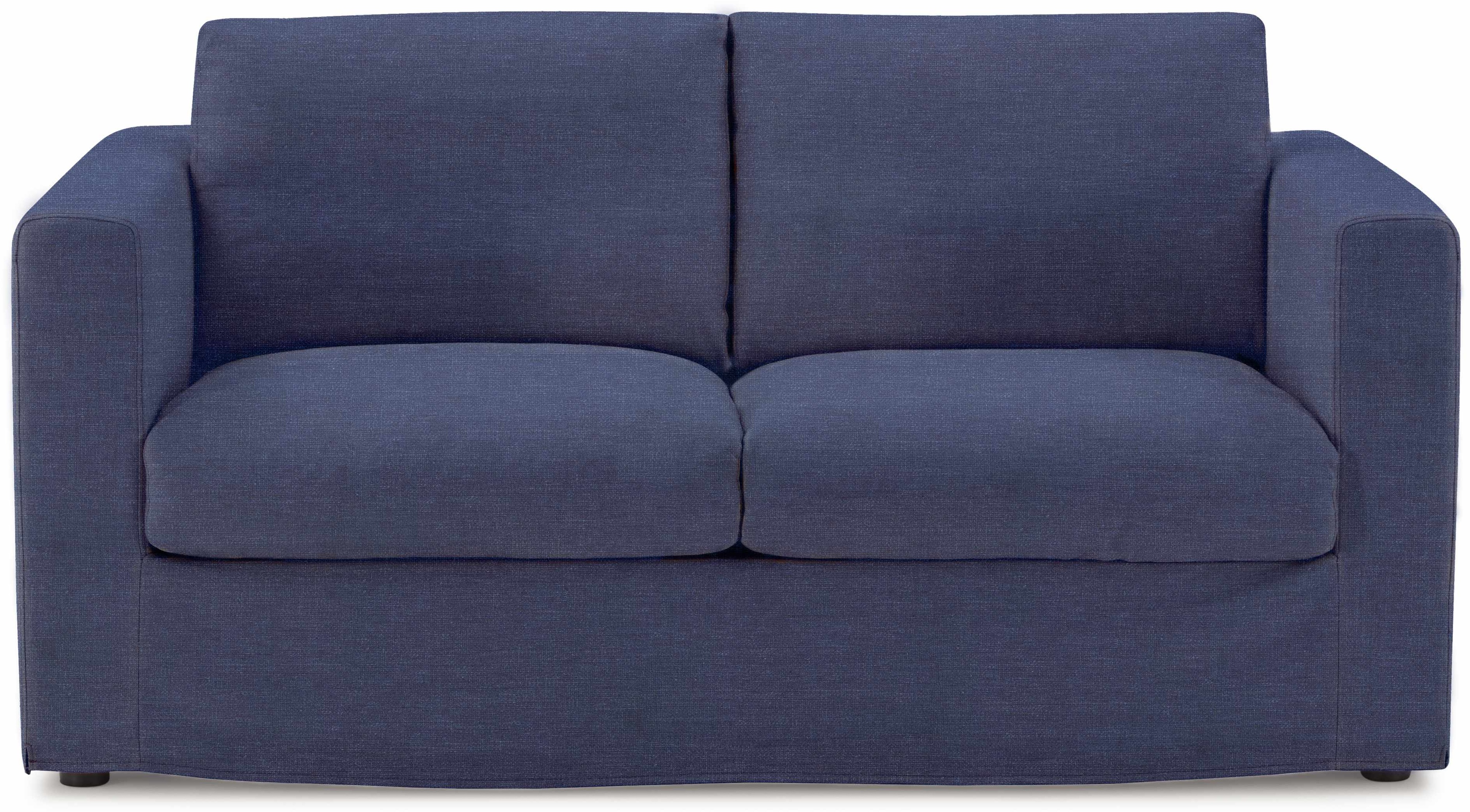 Sofá Breeze de 2 puestos con tela FLW azul marino. - image 1