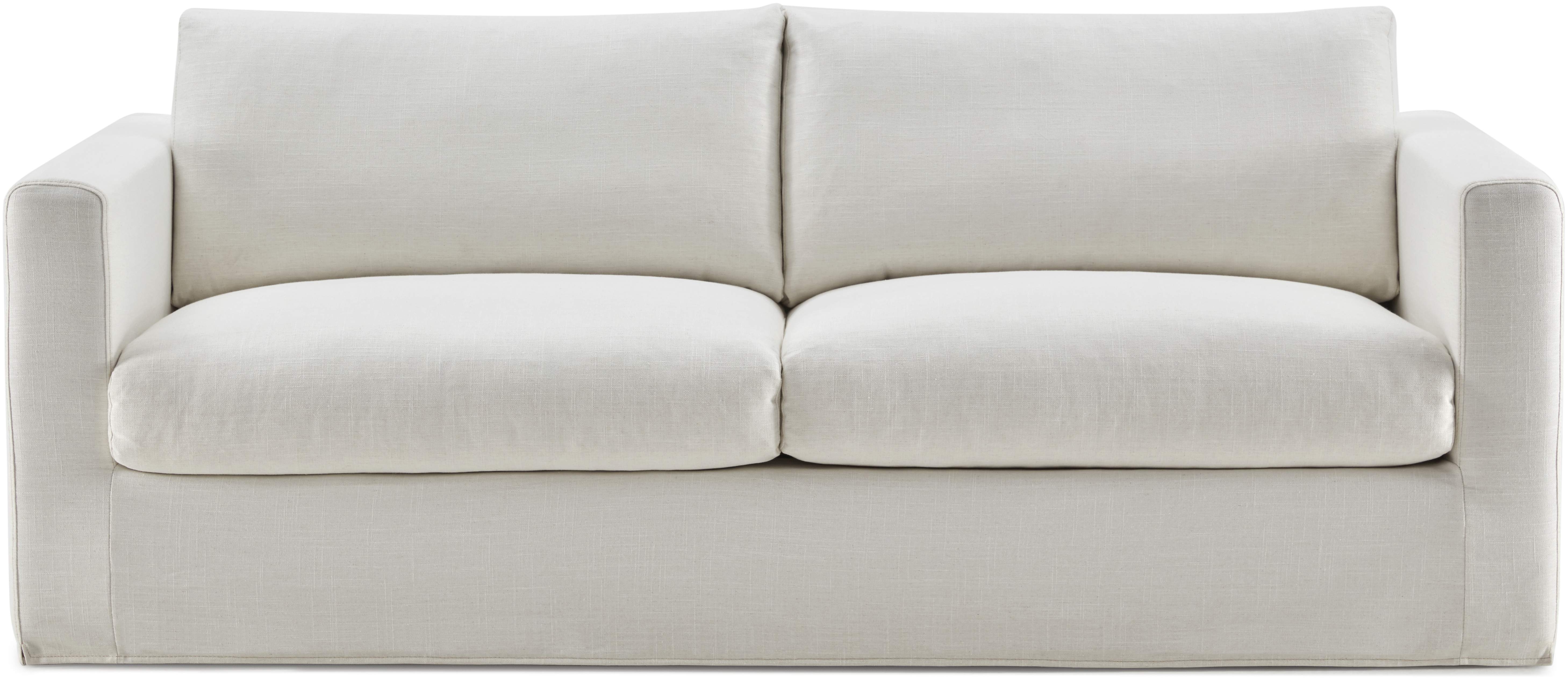 Sofá de 2 puestos Breeze con tela FLW en blanco hueso. - image 2