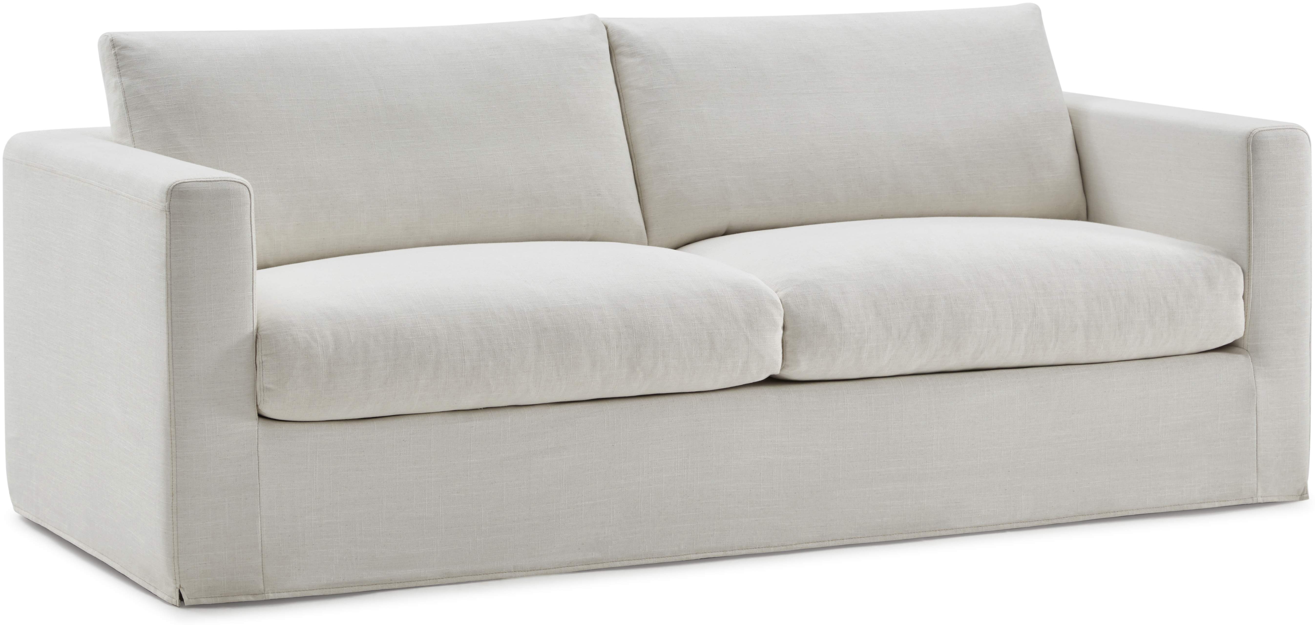 Sofá de 2 puestos Breeze con tela FLW en blanco hueso. - image 3