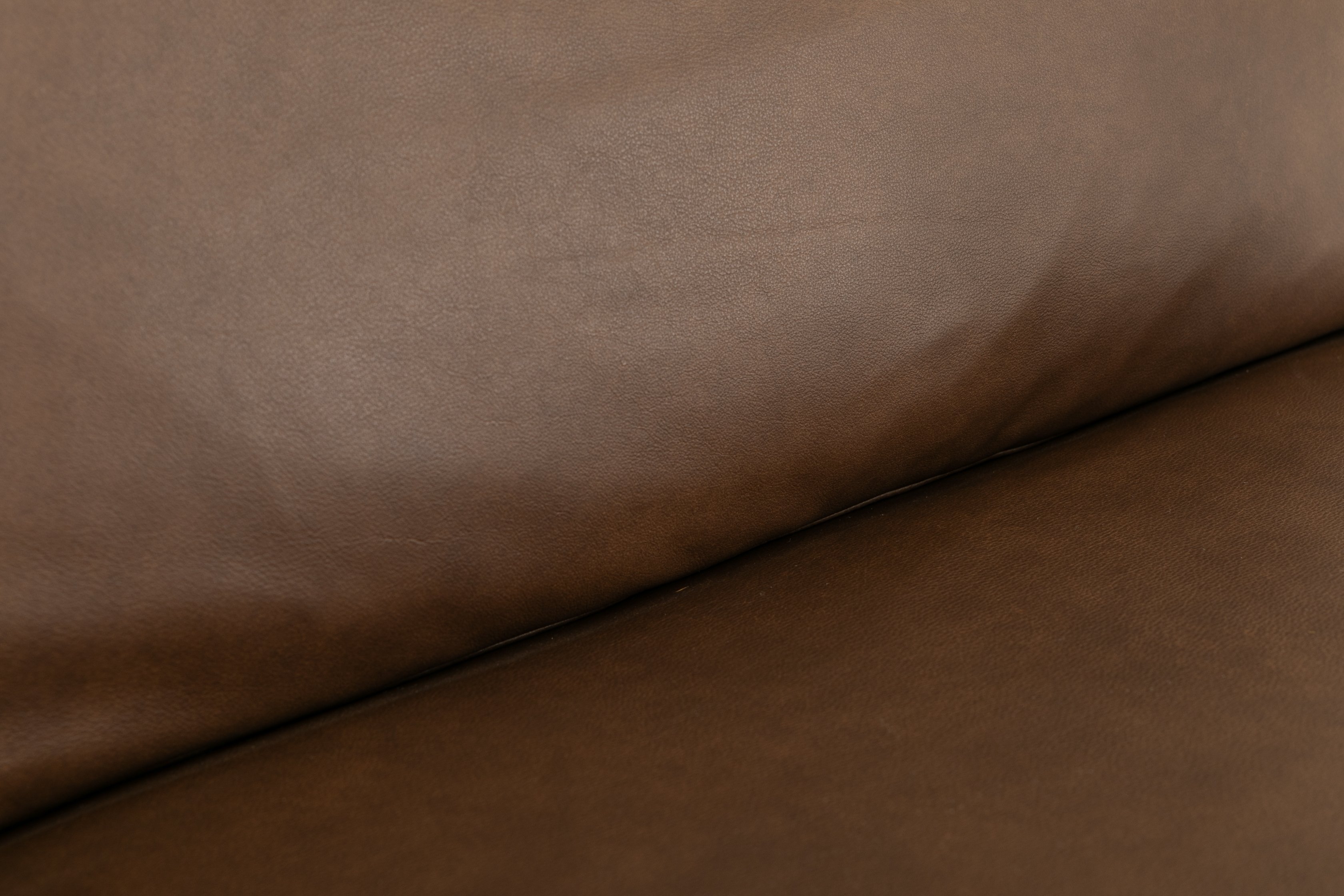 Cabo 2 seater sofa with Solid natural oak frame, Courier Brown Leather - image 2