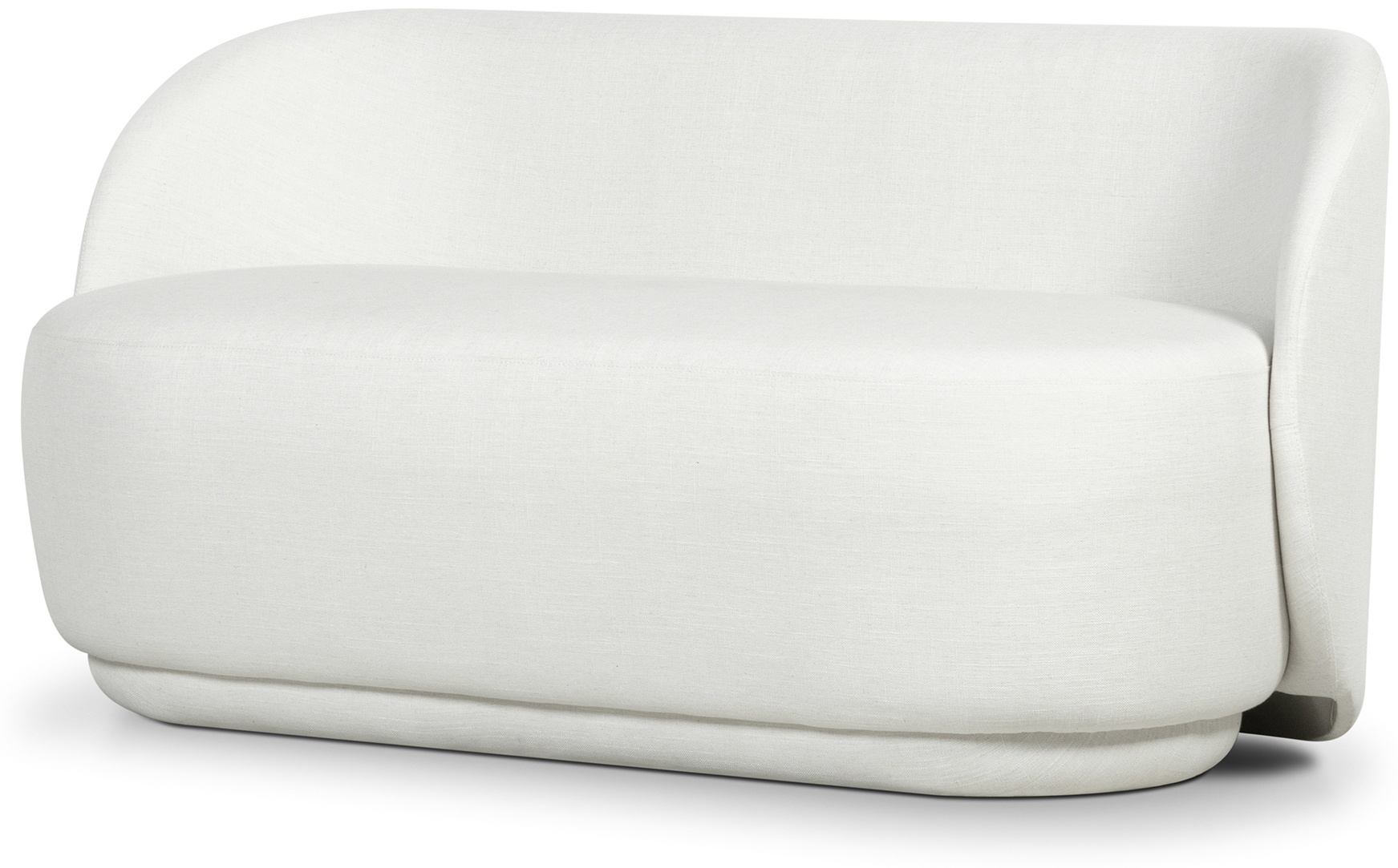 Shell 2 seater sofa with Diego Cream Fabric - image 2