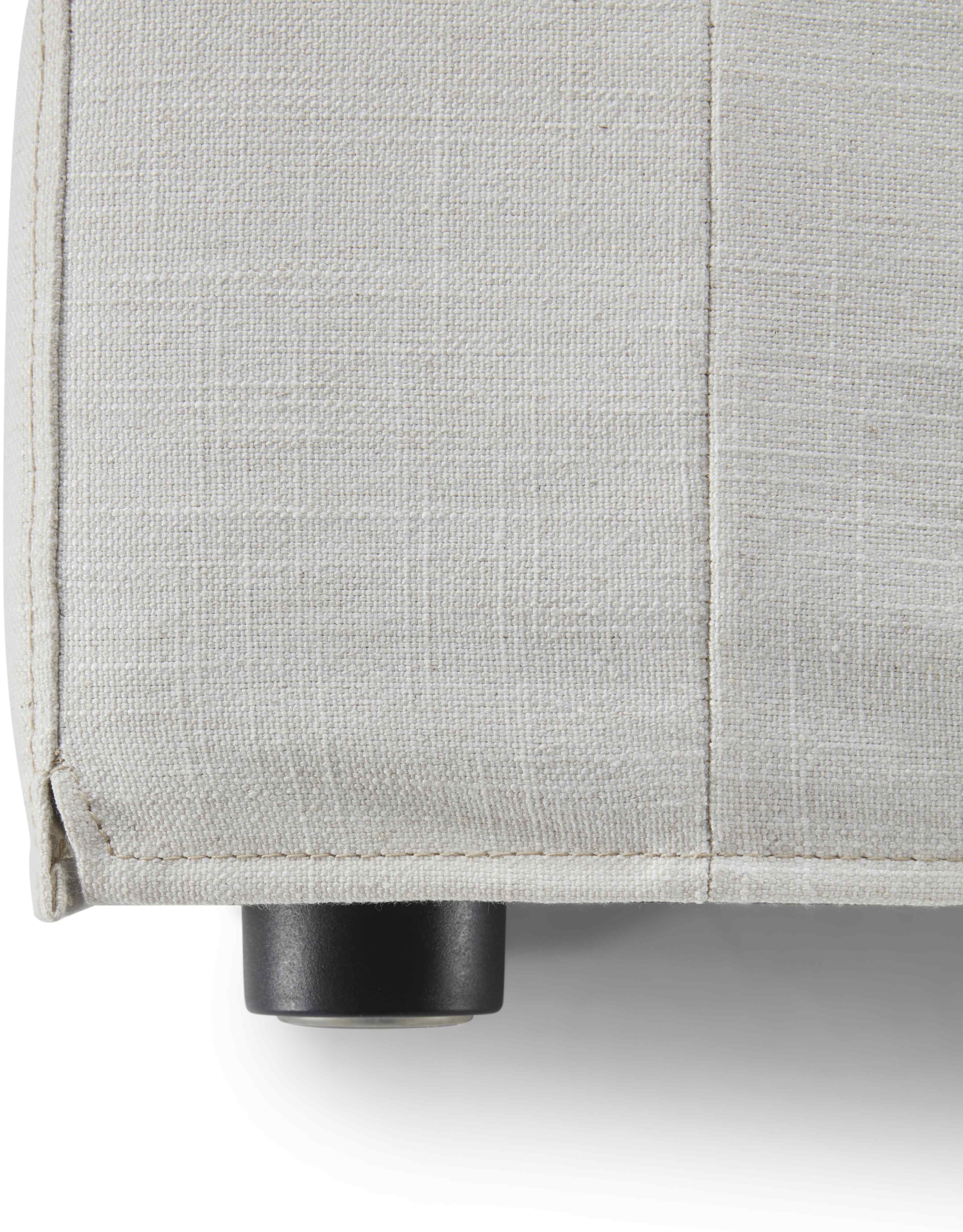 sofá de 3 puestos breeze con tela FLW en blanco hueso. - image 4