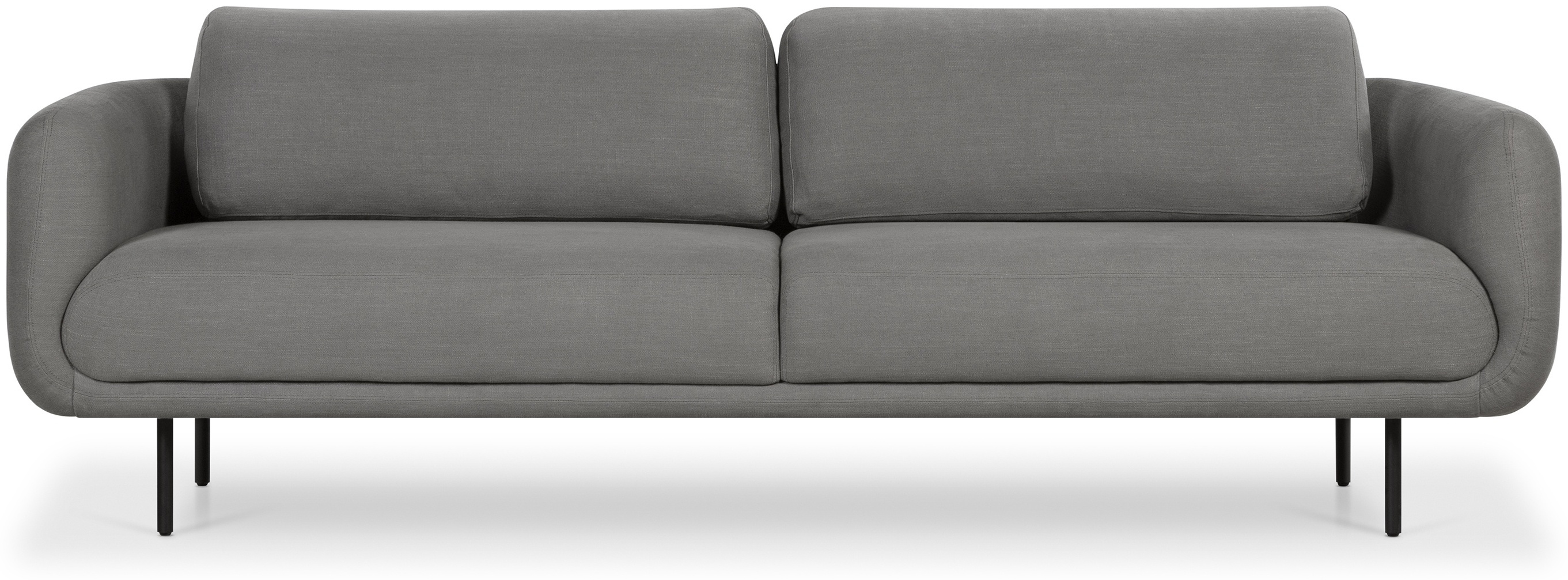 miro 3 seater sofa with Diego Steel Fabric - image 1