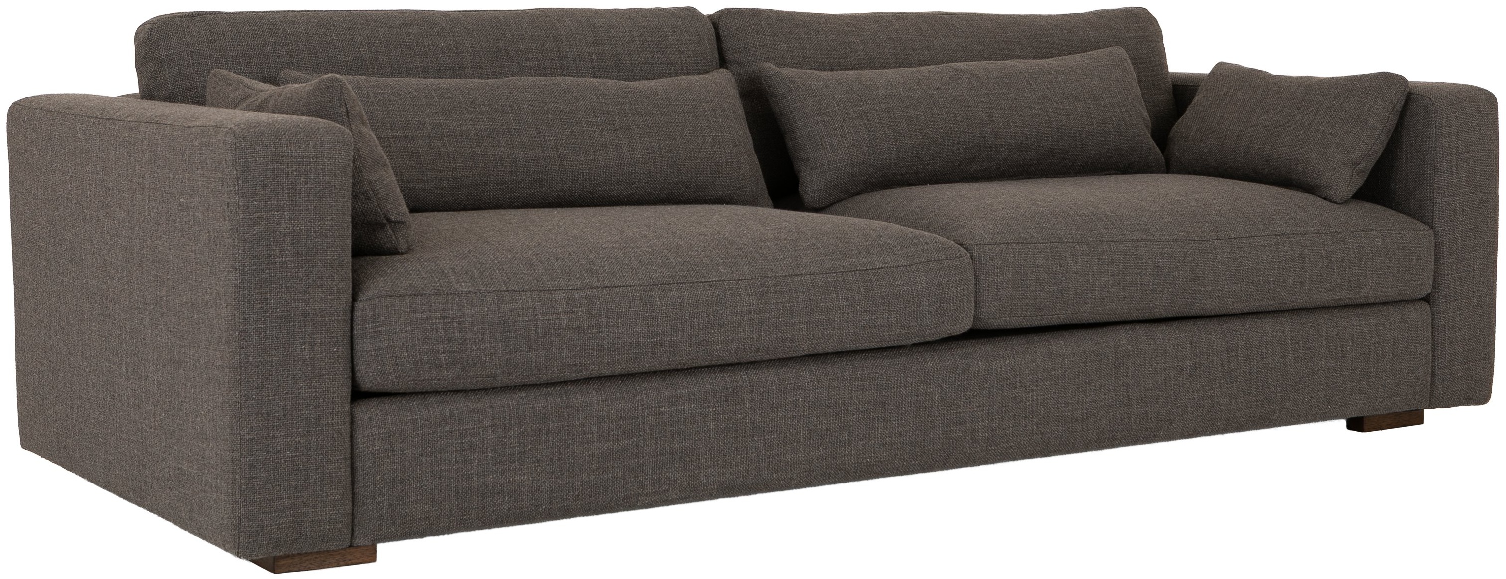 Bantry 4 seater sofa with Bermuda Dark Grey Fabric - image 3