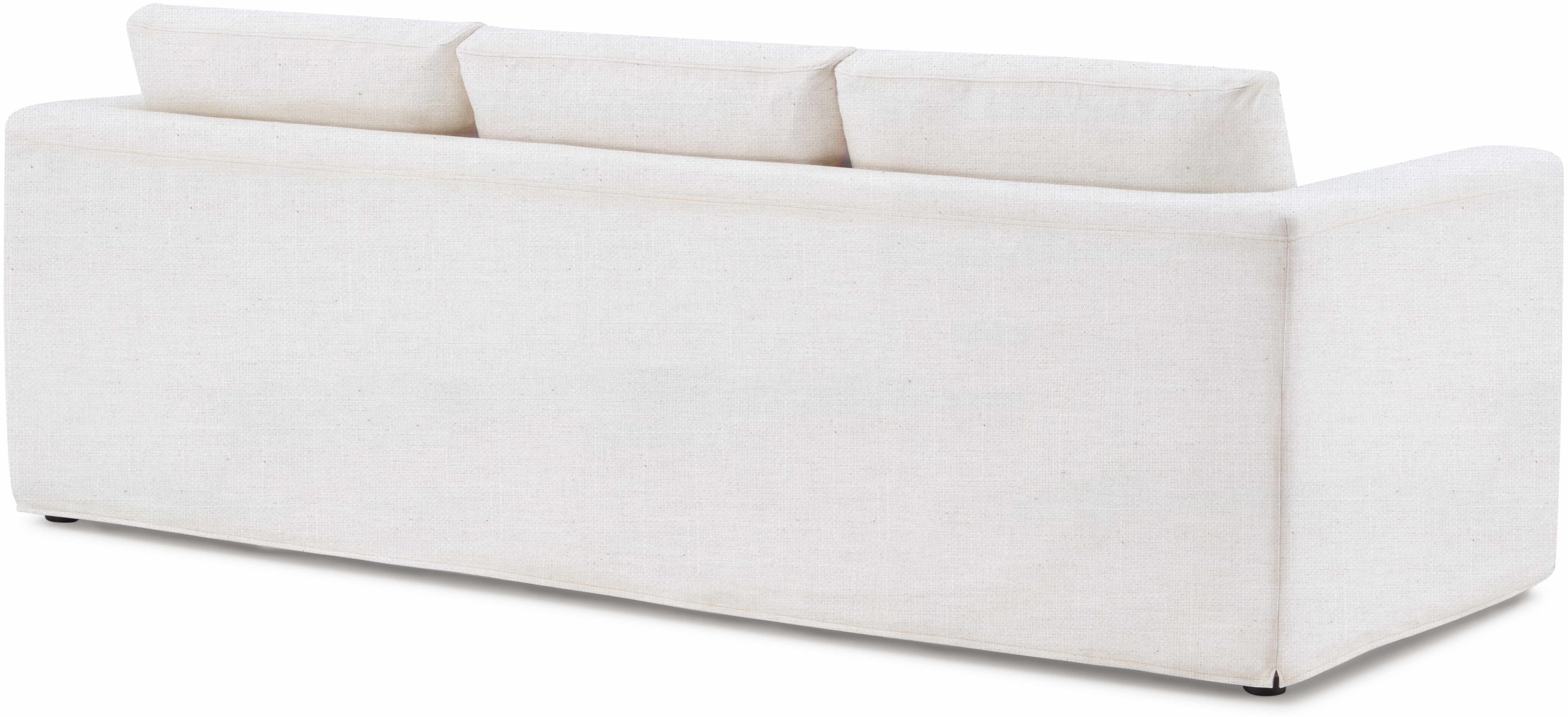 Sofá Breeze de 4 puestos con tela FLW en blanco hueso. - image 2