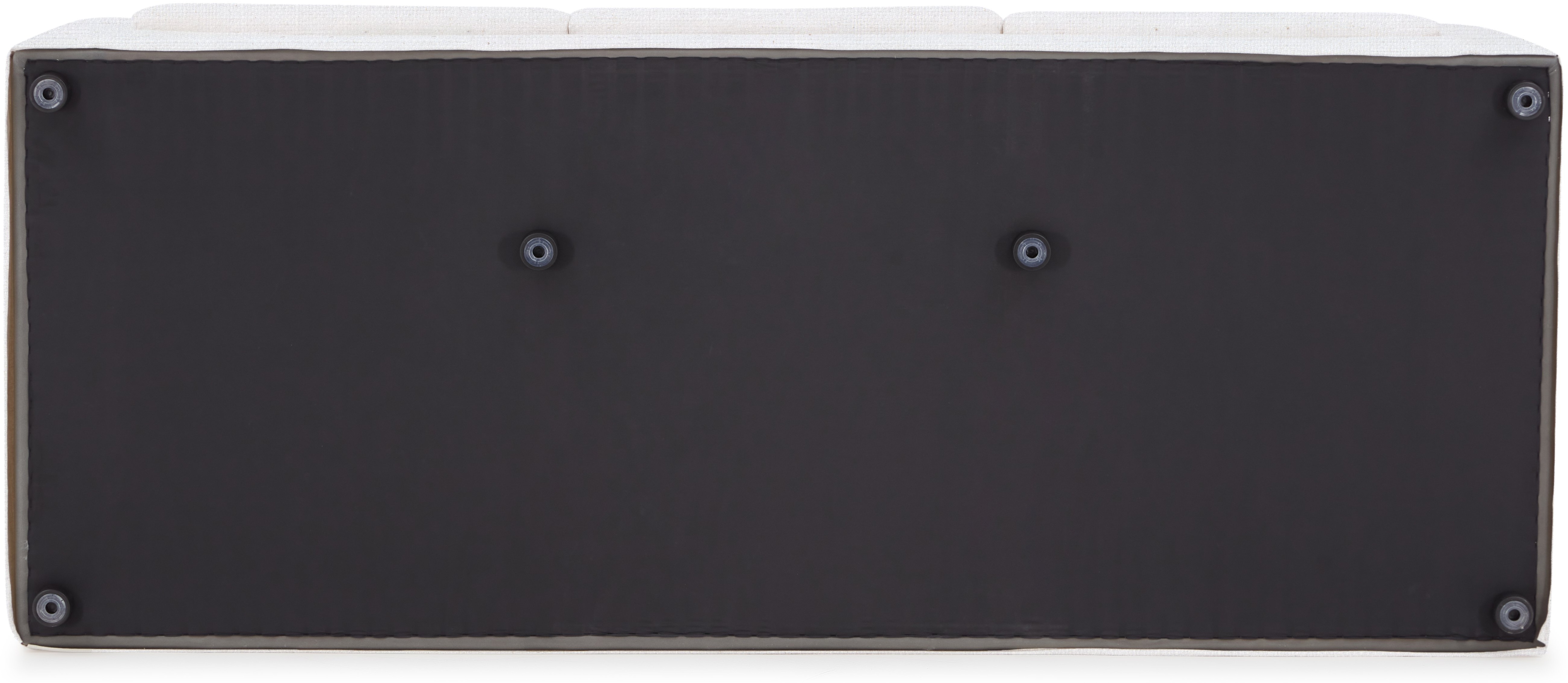 Sofá Breeze de 4 puestos con tela FLW en blanco hueso. - image 5