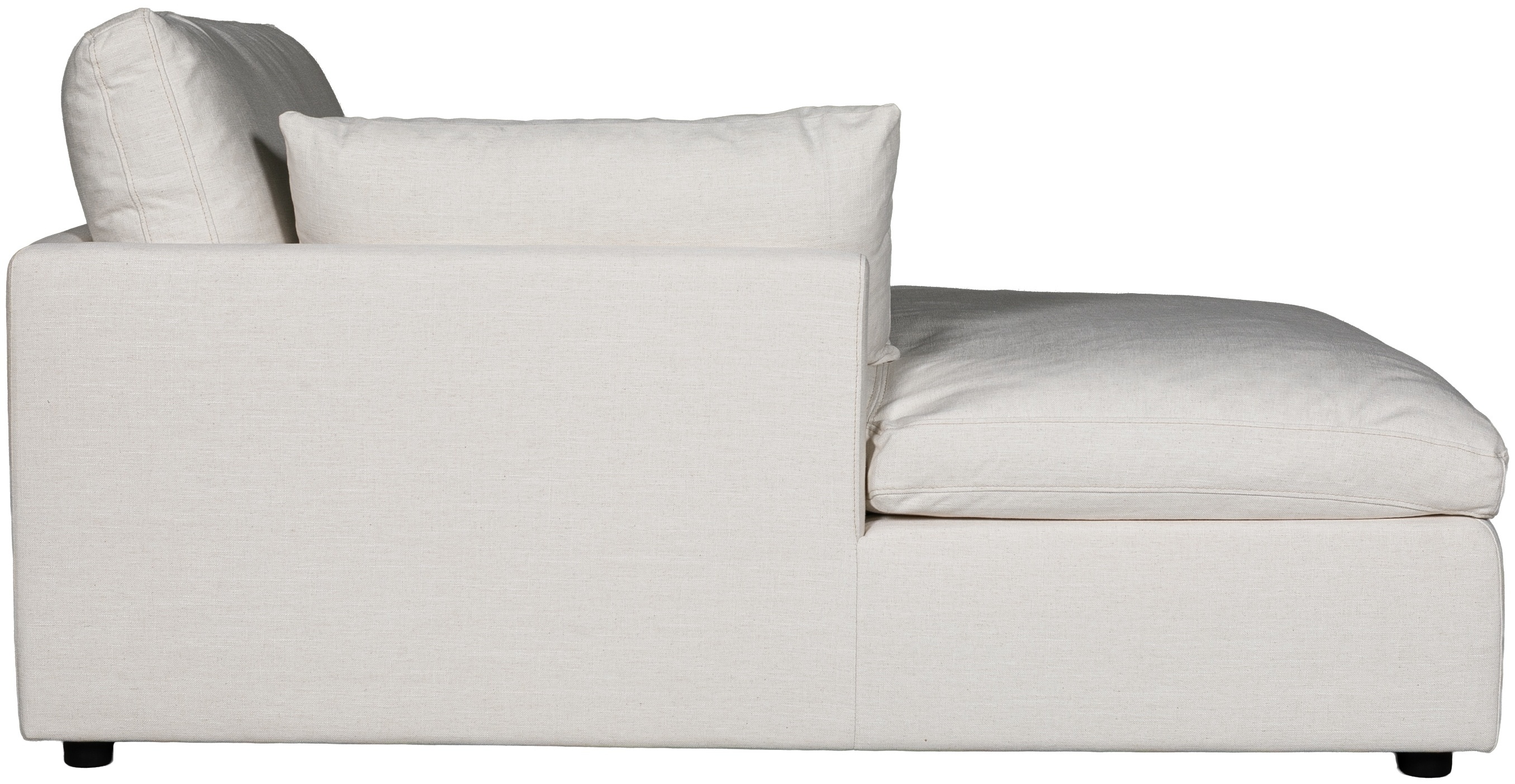 Sofá modular Bingo chaise a la derecha con tela FLW Off White. - image 4