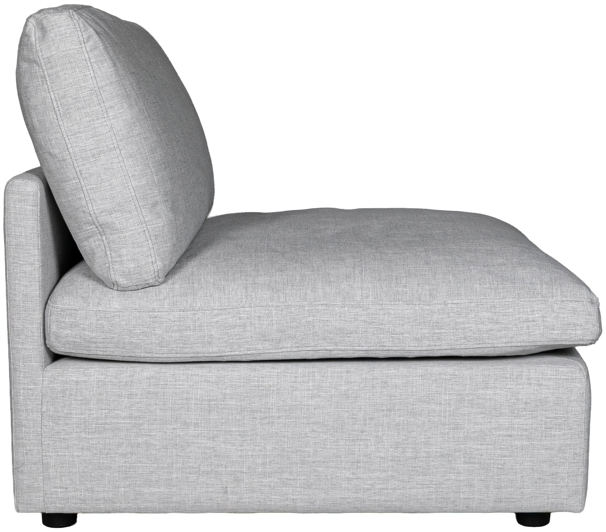 Bingo modular sofa center piece with FLW Light Grey Fabric - image 2