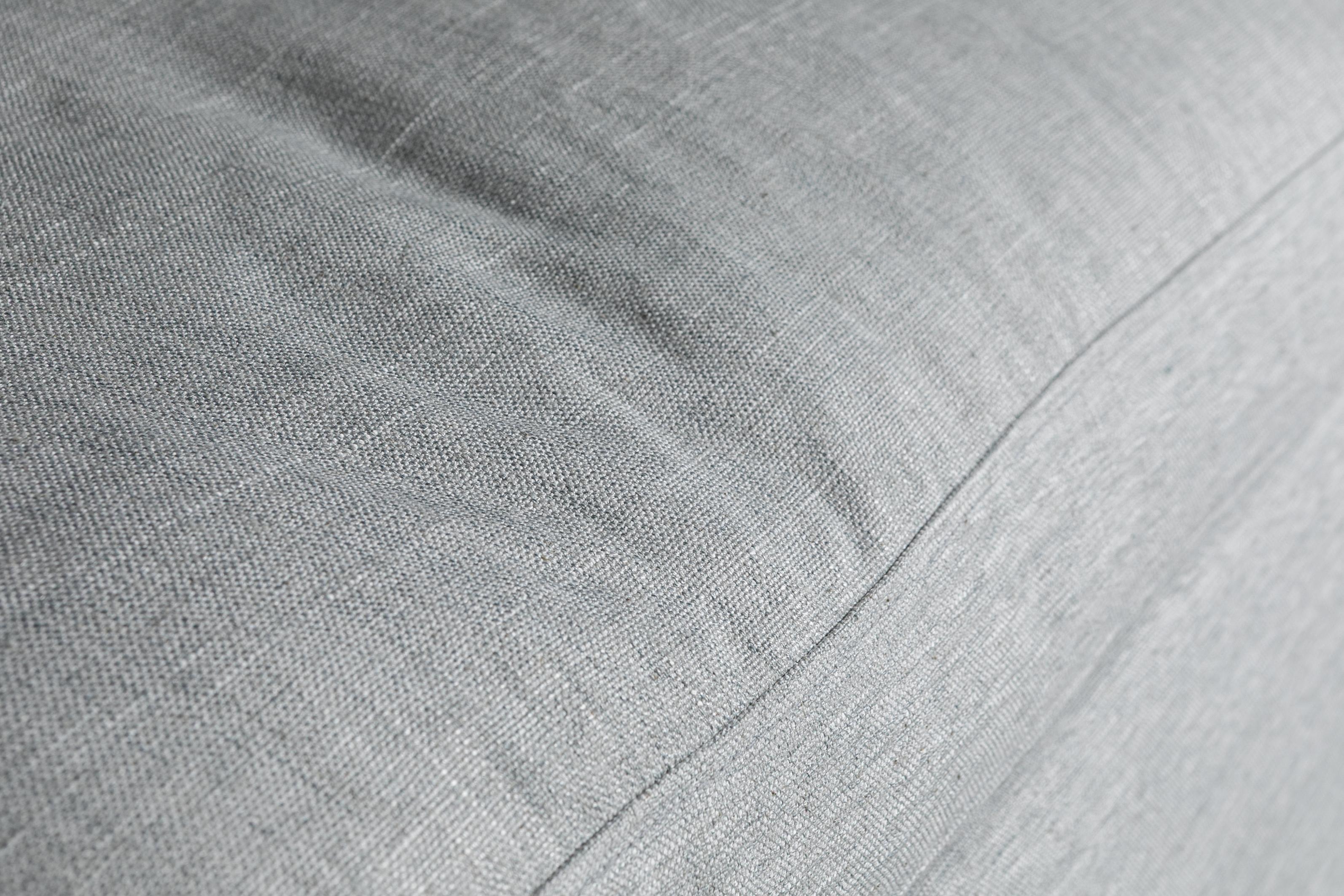 Bingo modular sofa ottoman with FLW Light Grey Fabric - image 3