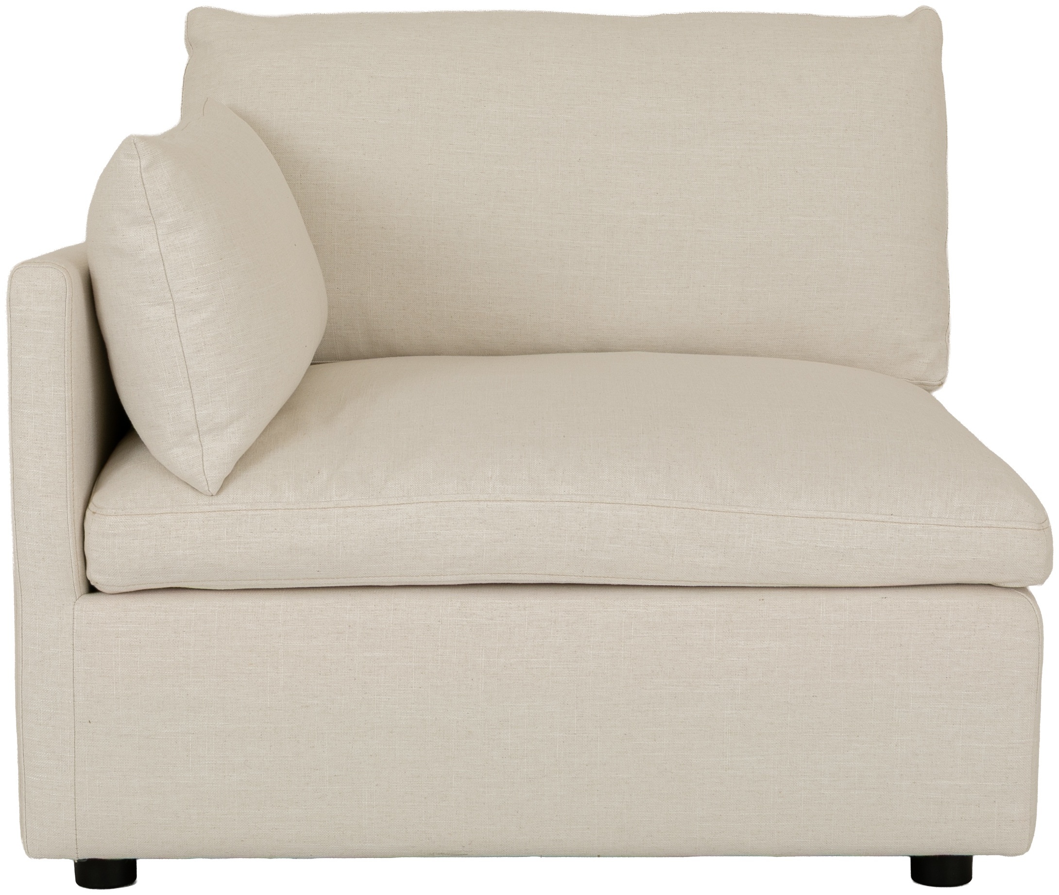 Bingo modular sofa side piece with FLW Off White Fabric - image 3