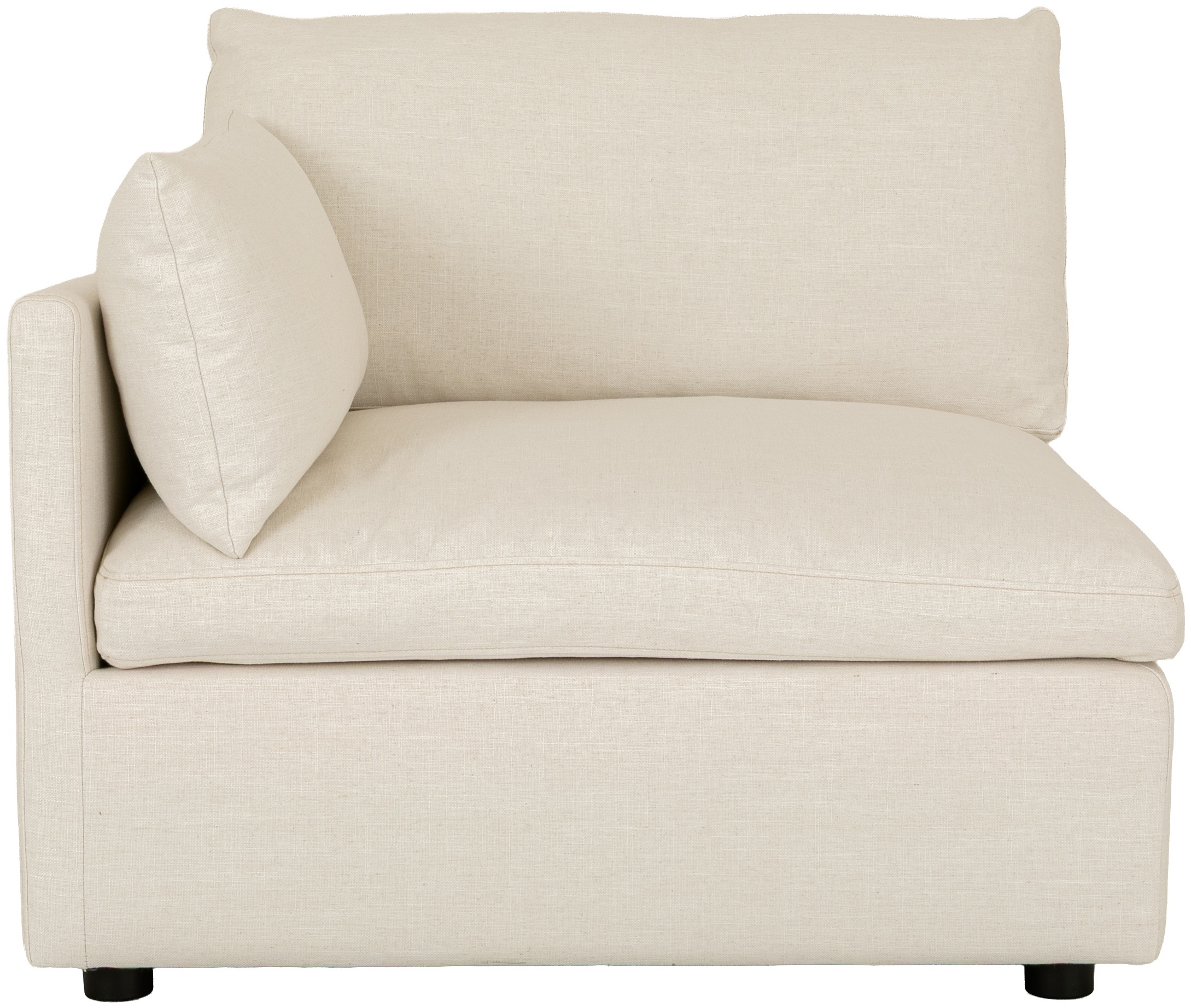 Bingo modular sofa side piece with FLW Off White Fabric - image 4