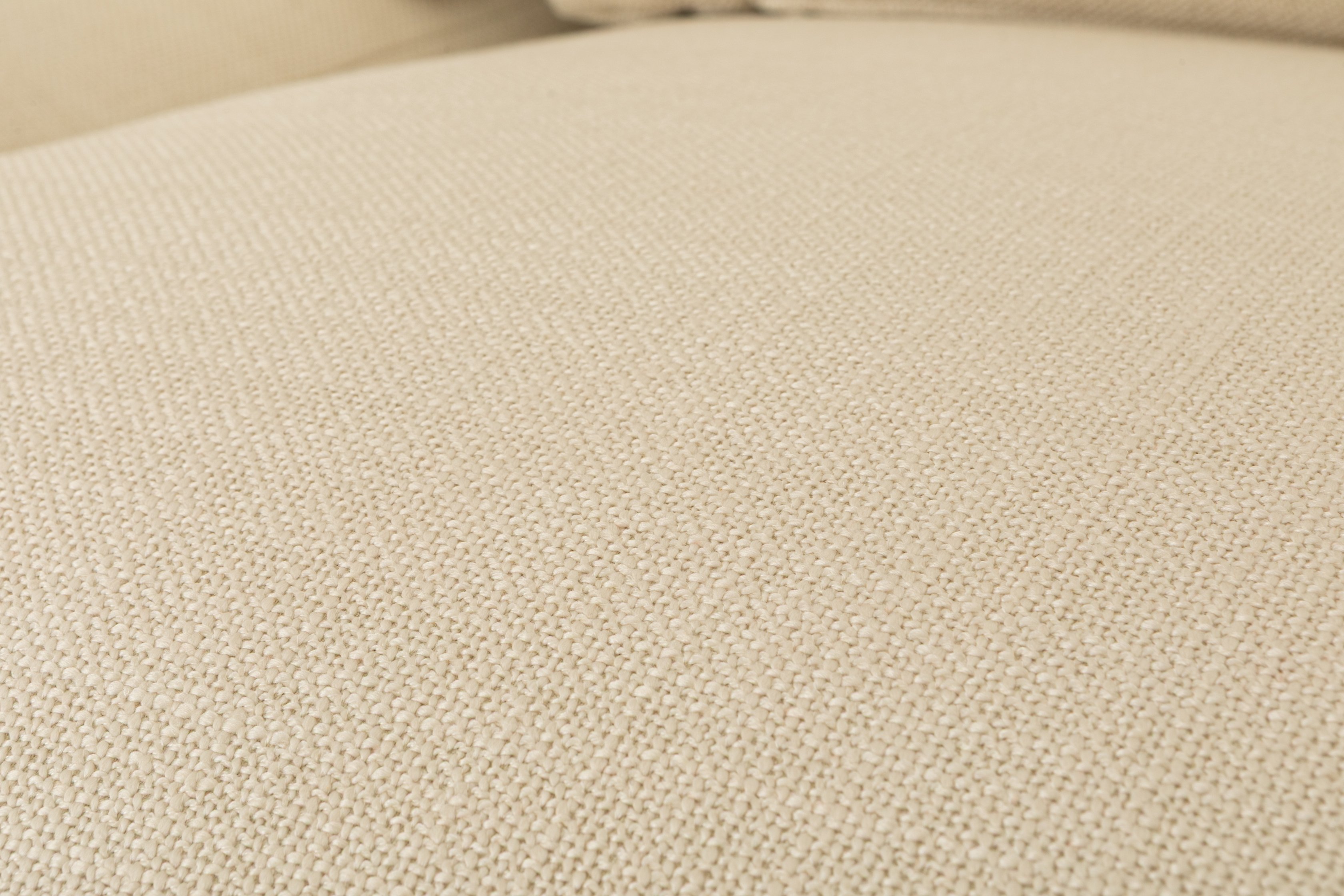 Sabi modular sofa 2 seater with Solid natural rubberwood frame, Bermuda Ivory Fabric - image 2