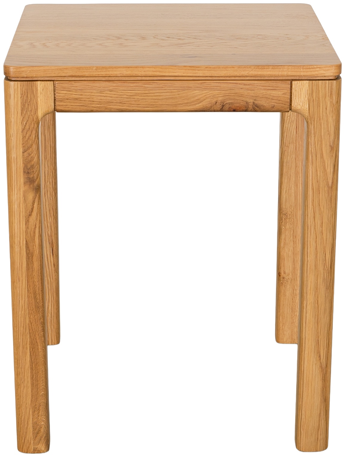 Mesa lateral Aurora con marco de roble natural sólido, 40 cm. - image 1