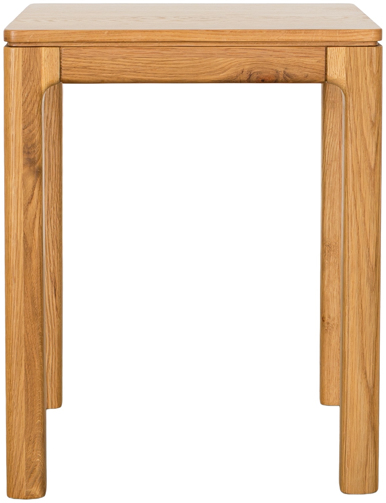 Aurora side table with Solid natural oak frame, 40 cm - image 2