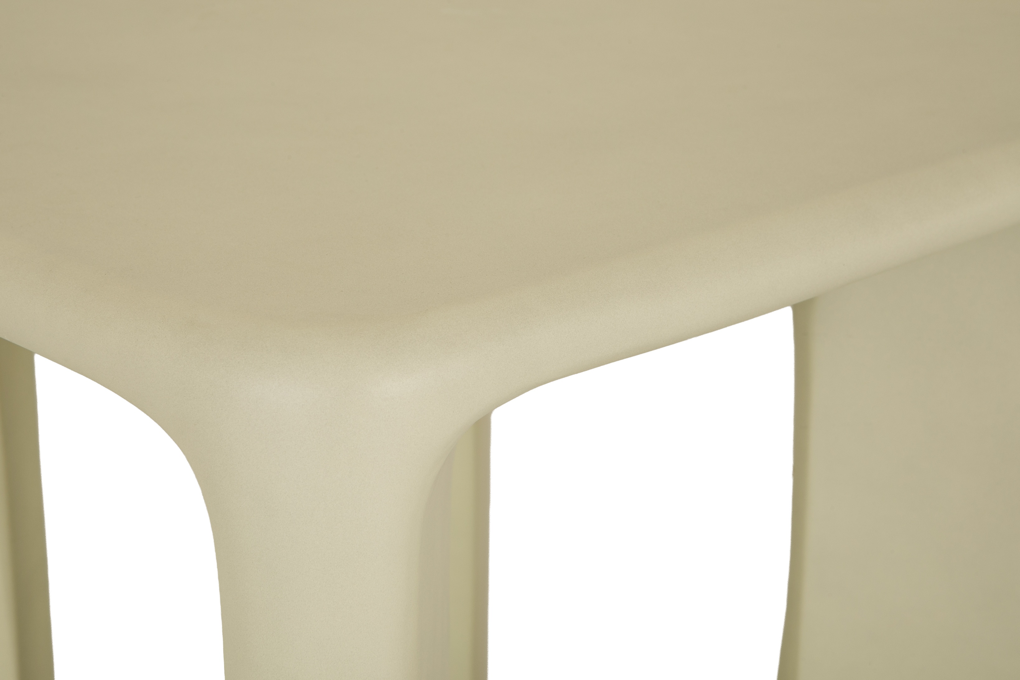 Kubo side table with Light grey fibre cement with flat finish frame, 48 cm - image 4